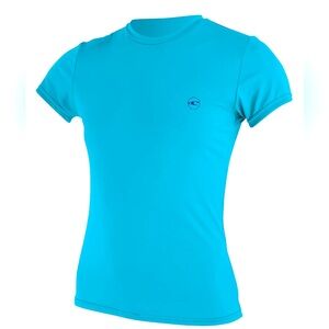 O’Neill Women’s UPF 30+ S/S SUN SHIRT Turquoise Medium